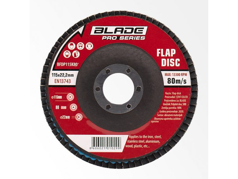 Flap disk FI 115mm K80 Premium